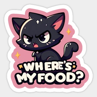 Where's My food? Sticker